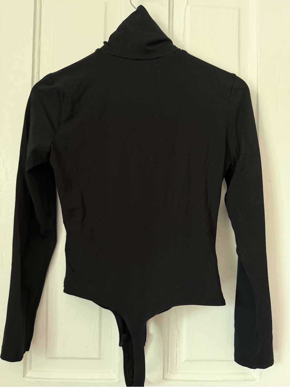 Madewell Black Long-Sleeve Turtleneck Bodysuit - Women